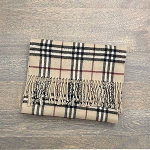 Burberry Icon Check Cashmere Scarf